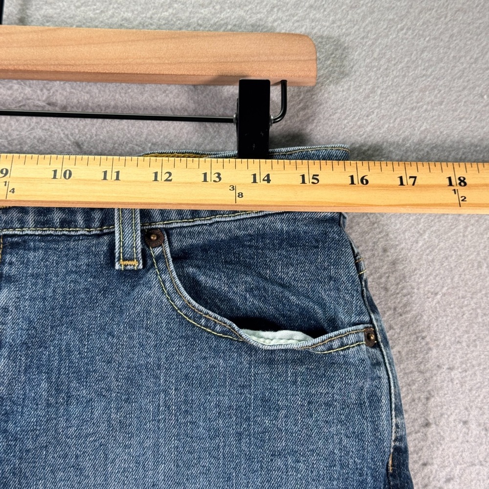Vintage Old Navy Bootcut Jeans Womens 10 Regular Blue Lightwash Just Below Waist - Picture 11 of 14